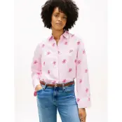 Tommy Hilfiger Swimshop Linen Easy Fit Aop - Pink - S