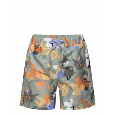 Trädkrona Badshorts Lgrön 92 *Villkorat Erbjudande Badshorts Multi/mönstrad Martinex