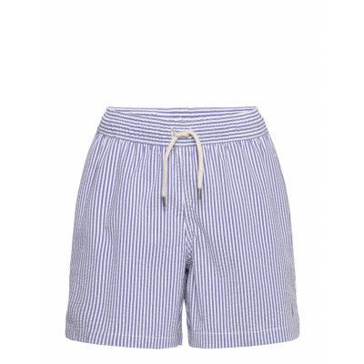 Ralph Lauren Kids Traveler Seersucker Swim Trunk Blå
