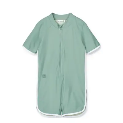 Triton Swim Jumpsuit Swimwear Uv Clothing Uv Suits Grön Liewood