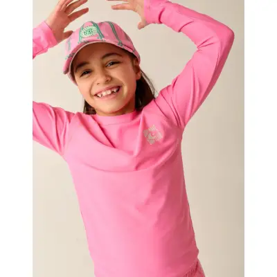 TUMBLE 'N DRY Tnd Santiago Swim Ls - Pink - 134/1