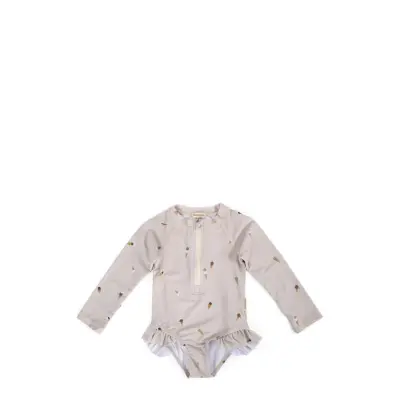 Filibabba Vilje – Uv-Dragt Ls 3-4 År – Cool Summer Rosa