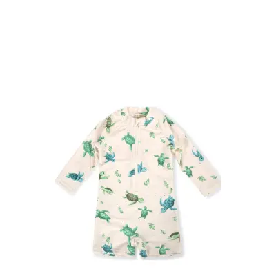 Filibabba Villads – Uv Suit Ls 3-4 Years – First Swim Multi/patterned