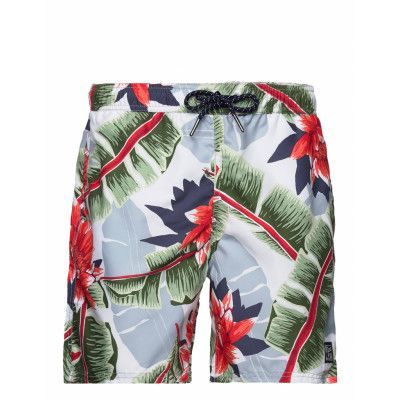 Vintage Hawaiian Swimshort Badshorts Blå *Villkorat Erbjudande Superdry