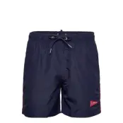 Vintage Varsity Swimshort Badshorts Blå Superdry