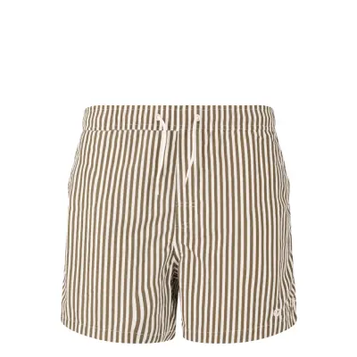 Virtus Cullen M Striped Board Shorts Brun