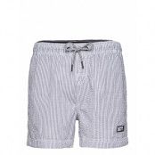 Volley Seersucker Swim Short Badshorts Blå Superdry