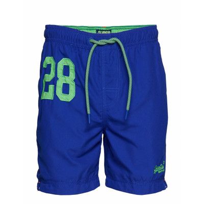Water Polo Swim Short Badshorts Blå Superdry