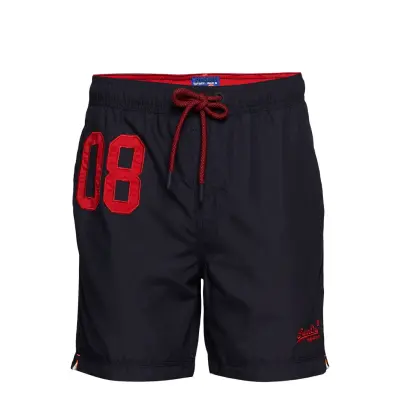Water Polo Swim Short Badshorts Blå Superdry