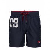 Waterpolo Swim Short Badshorts Blå Superdry