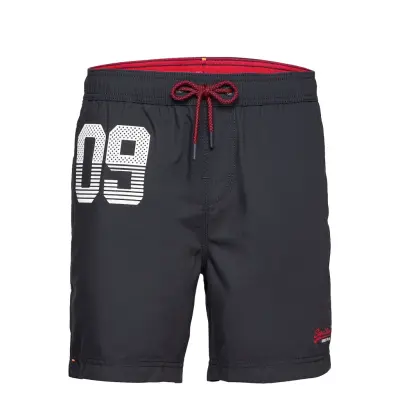 Waterpolo Swim Short Badshorts Blå Superdry