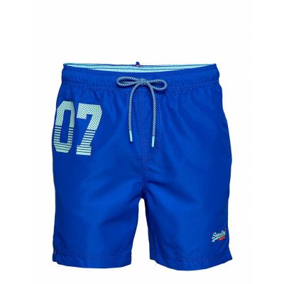 Waterpolo Swim Short Badshorts Blå Superdry