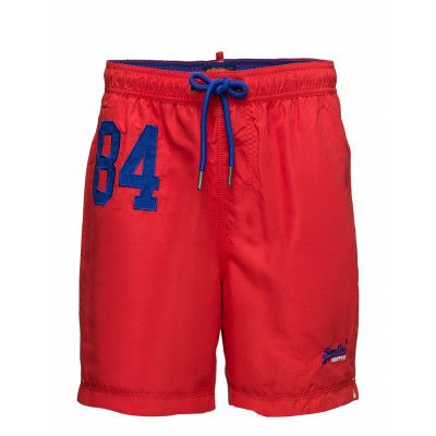 Waterpolo Swim Short Surfshorts Röd Superdry