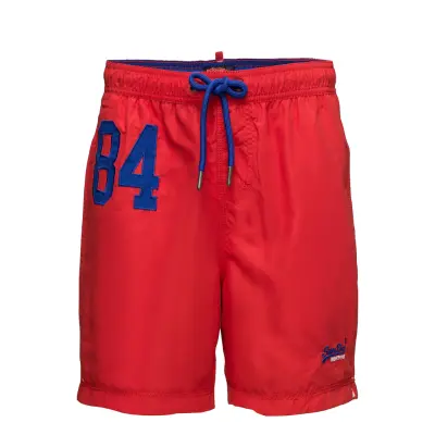 Waterpolo Swim Short Surfshorts Röd Superdry