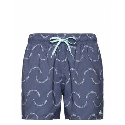 Adidas Sportswear Wave Logo Clx Swim Short Marinblå