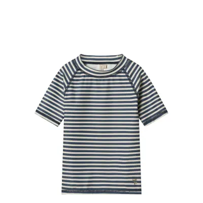 Wheat Swim T-Shirt S/S Jackie Marinblå