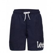 Wobbly Graphic Swimshort Badshorts Navy Lee Jeans