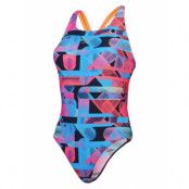 Speedo Womens Allover Digital Powerback Multi/patterned