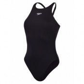 Speedo Womens End+ V Back Svart