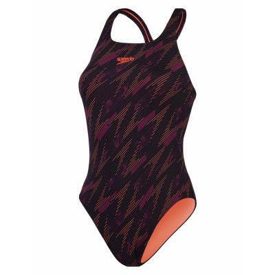 Speedo Womens Hyperboom Allover Medalist Svart