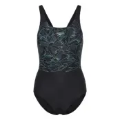 Speedo Womens Hyperboom Placement Muscleback Svart
