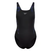 Speedo Womens Hyperboom Splice Muscleback 1 Pc Svart