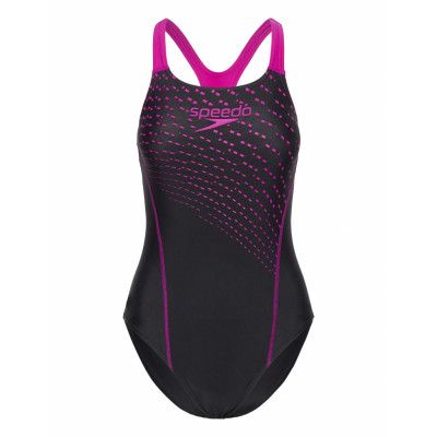 Speedo Womens Medley Logo 1 Piece Svart