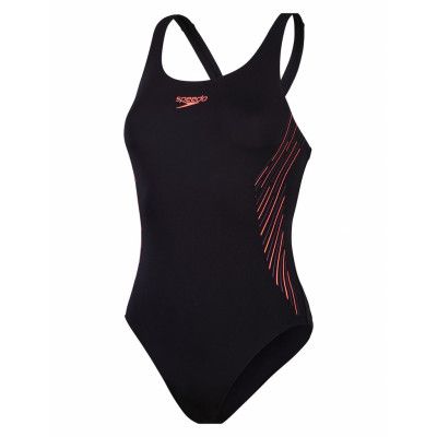 Speedo Womens Placement Muscleback Svart