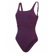 Speedo Womens Shaping Contoureclipse Swimsuit Lila