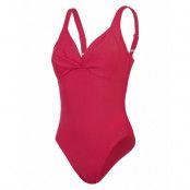 Speedo Womens Shaping Cross Knot 1 Piece Rosa