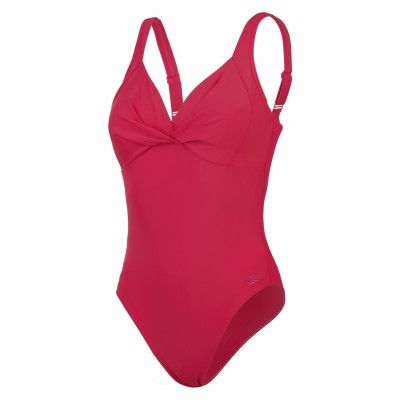 Speedo Womens Shaping Cross Knot 1 Pc Rosa