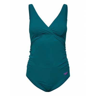 Speedo Womens V Neck Maternity U Back Grön