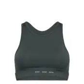 7 DAYS Active Open Back Bra - Green - S