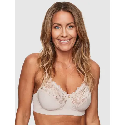 Abecita Support Soft Bra Powder - Beige - C x 95