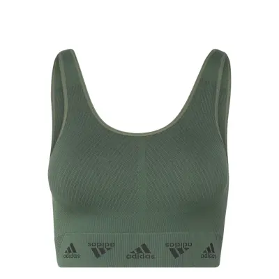 Adidas Aeroknit Light-Support Bra Lingerie Bras & Tops Sports Bras - ALL Grön Adidas Performance