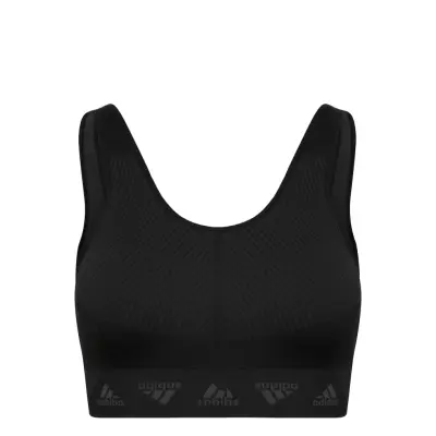 Adidas Aeroknit Light-Support Bra Sport Bras & Tops Sports Bras - All Black Adidas Performance