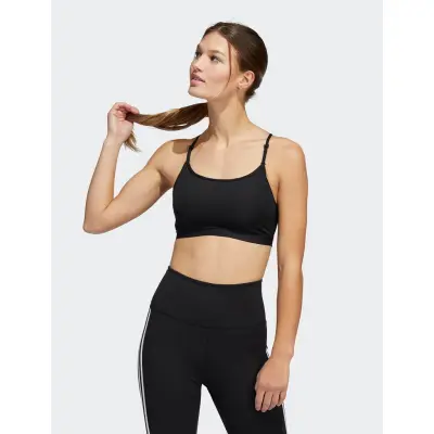 adidas Performance Aeroreact Training Light-Support Bra - Black - A-C XL