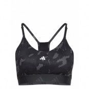 Aer Ls Tf Aop Sport Bras & Tops Sports Bras - All Svart Adidas Performance