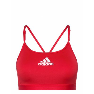 Aeroreact Training Light Support Bra Lingerie Bras & Tops Sports Bras - ALL Röd Adidas Performance
