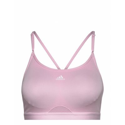 Aeroreact Training Light Support Bra Lingerie Bras & Tops Sports Bras - ALL Rosa Adidas Performance