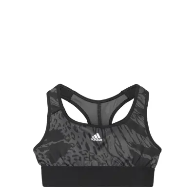 Aeroready Sport Icon Animal Print Sports Bra Night & Underwear Underwear Tops Svart Adidas Performance