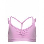 Aeroready Yoga Sports Bra T-shirts Sports Tops Rosa Adidas Performance