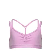 Aeroready Yoga Sports Bra T-shirts Sports Tops Rosa Adidas Performance