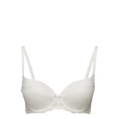 Agnete Starbra Push Up Lingerie Bras & Tops Push Up Bras White Missya