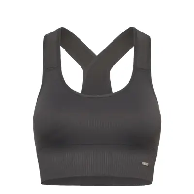 aim´n High Support Ribbed Bra - Grey - M