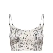 aim´n Oat White Viper V Strap Bra - Multi/patterned - XS