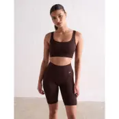 aim´n Ribbed Seamless Bra - Brown - S