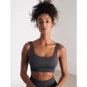 aim´n Shadow Grey Ribbed Seamless Bra - Grey - XL