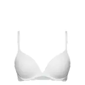 Angie Pp Push Lingerie Bras & Tops Push Up Bras Vit Hunkemöller