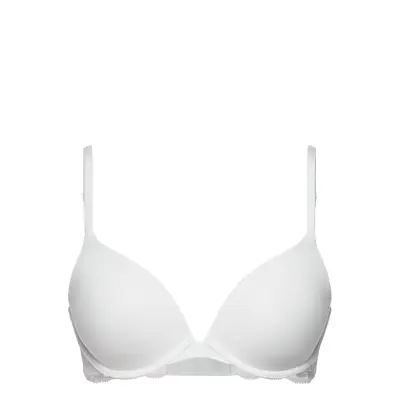Angie Pp Push Lingerie Bras & Tops Push Up Bras Vit Hunkemöller